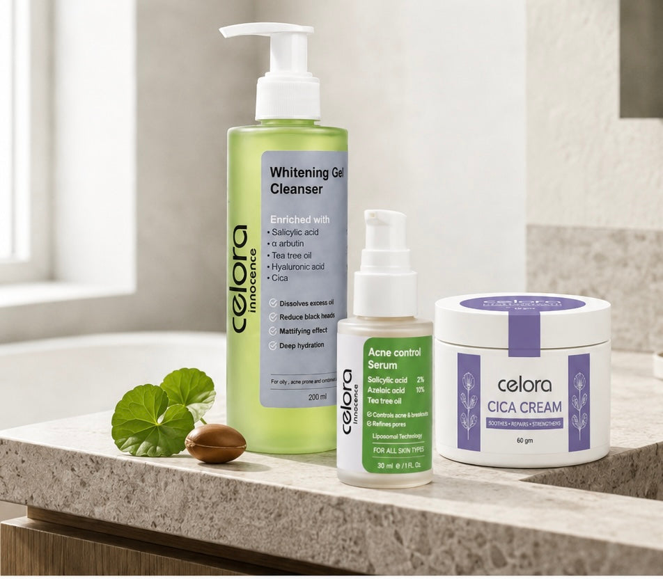 Acne &breakouts treatment routine  for oily skin