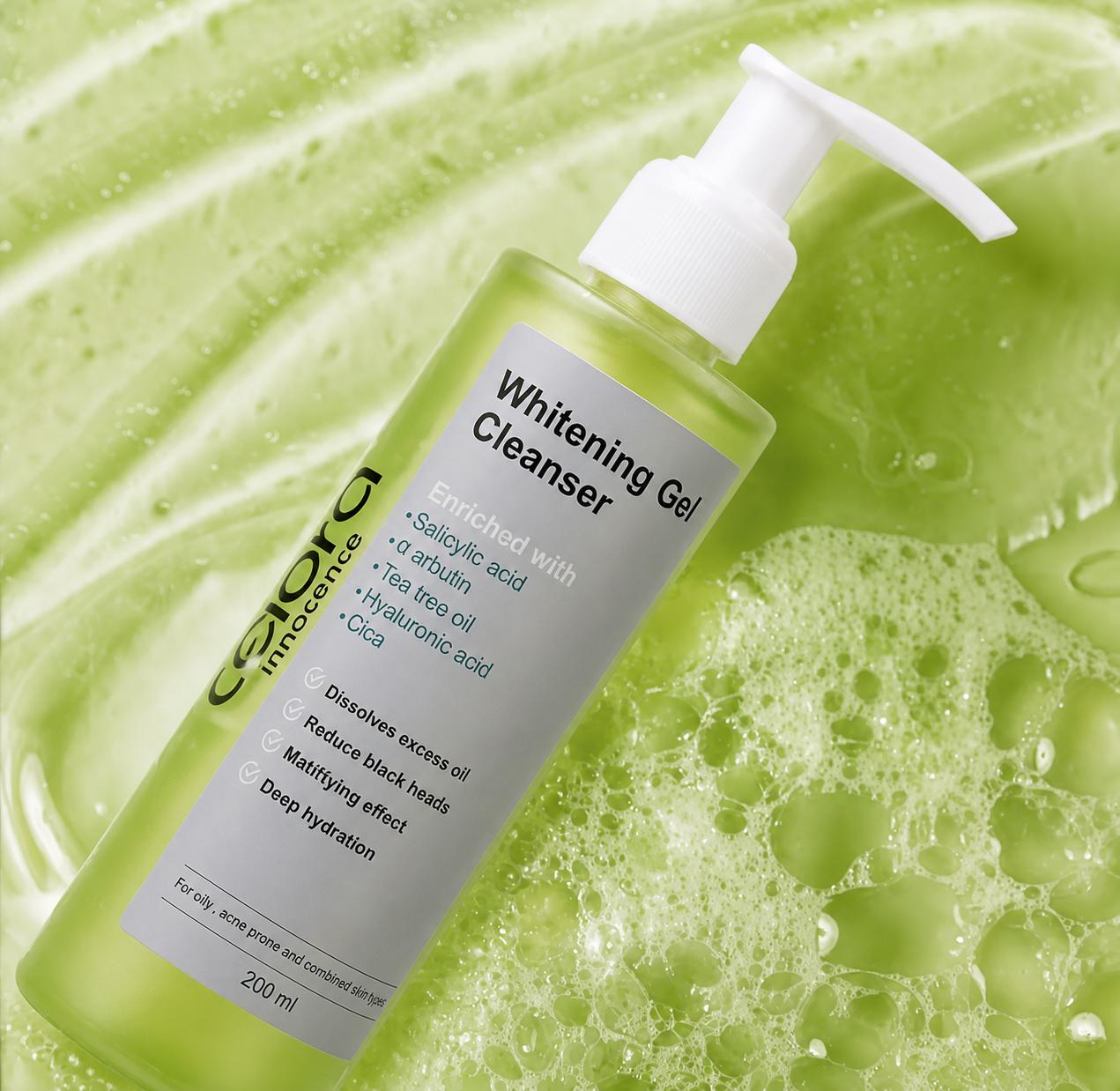 Celora Whitening gel cleanser(oily&acne prone skin) 200 ml