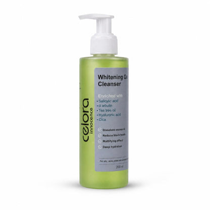 Celora Whitening gel cleanser(oily&acne prone skin) 200 ml