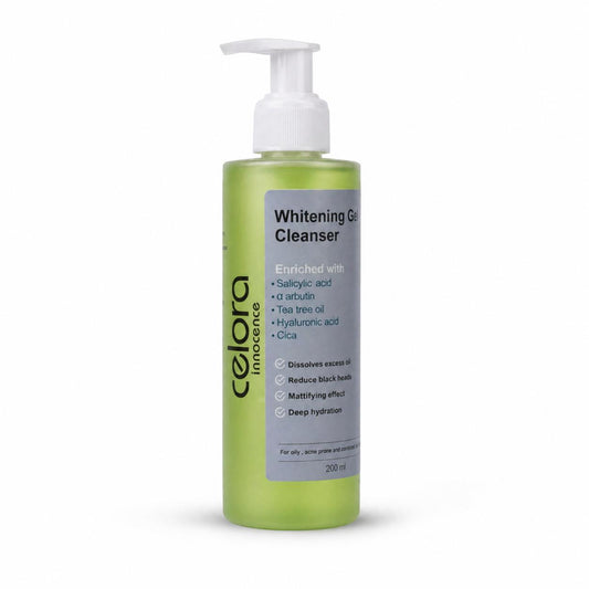 Celora Whitening gel cleanser(oily&acne prone skin) 200 ml