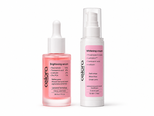 Glow duo ( whitening cream +niacinamide brightening serum  )